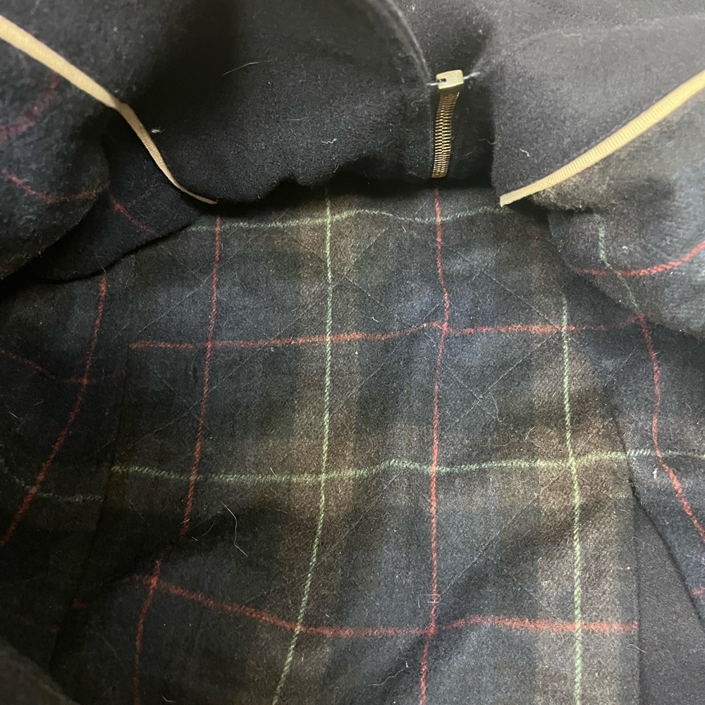 American Eagle Men’s Nautical Wool Duffle Coat Navy Blue Size M - Picture 6 of 8